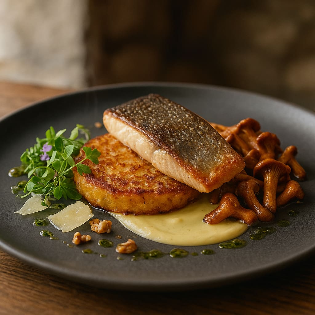 Saisonales Swiss-inspiriertes Gericht